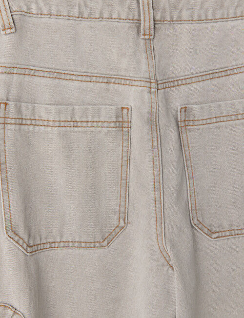 No Issue Baggy Denim Cargo Jean, Grey product photo View 02 L