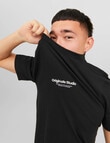 Jack & Jones Vesterbro Tee Crew Neck, Black product photo View 03 S