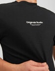 Jack & Jones Vesterbro Tee Crew Neck, Black product photo View 02 S