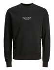 Jack & Jones Vesterbro Crew Neck Sweatshirt, Black product photo View 03 S