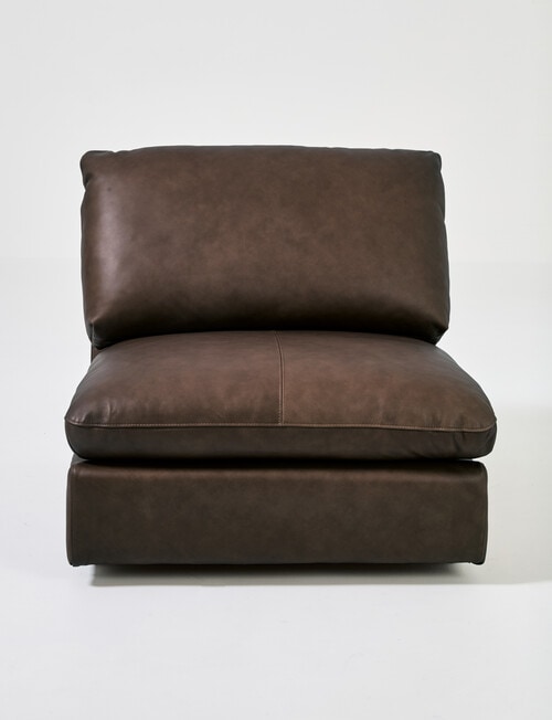 Marcello&Co Augusta Leather Modular Armless Chair product photo View 04 L