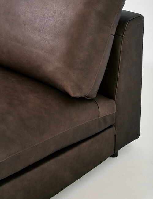 Marcello&Co Augusta Leather Modular Armless Chair product photo View 05 L
