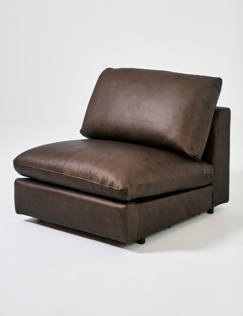 Marcello&Co Augusta Leather Modular Armless Chair product photo View 07 L