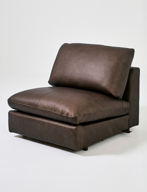 Marcello&Co Augusta Leather Modular Armless Chair product photo View 08 L