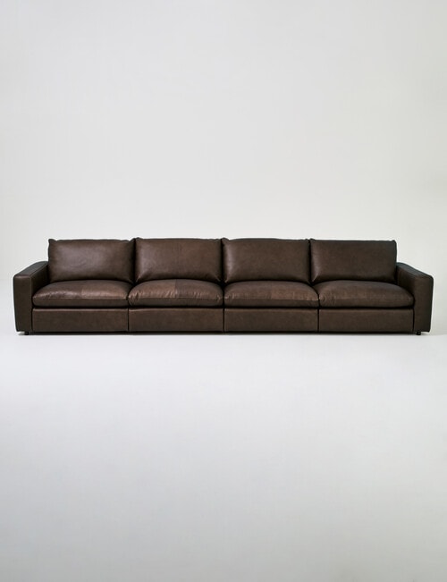 Marcello&Co Augusta Leather Modular Armless Chair product photo View 10 L