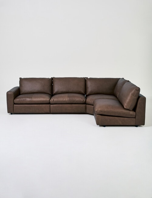Marcello&Co Augusta Leather Modular Armless Chair product photo View 20 L