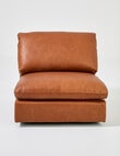 Marcello&Co Augusta Leather Modular Armless Chair product photo View 04 S