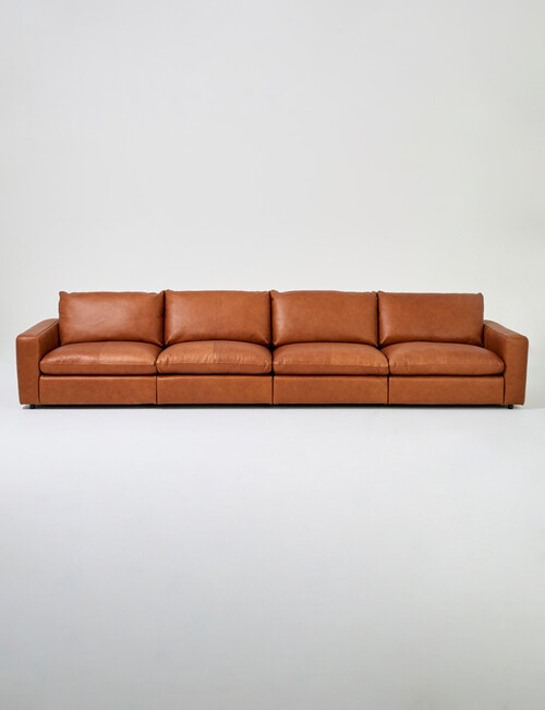 Marcello&Co Augusta Leather Modular Armless Chair product photo View 11 L