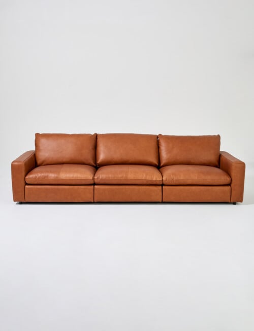 Marcello&Co Augusta Leather Modular Armless Chair product photo View 14 L