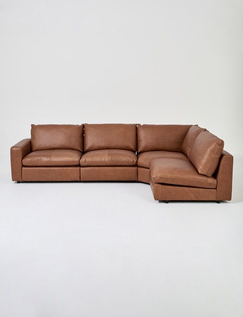 Marcello&Co Augusta Leather Modular Armless Chair product photo View 20 L