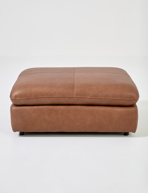 Marcello&Co Augusta Leather Modular Ottoman product photo View 02 L