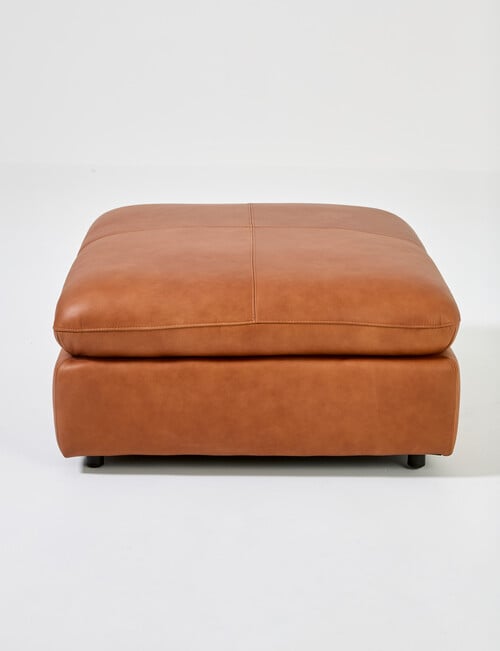 Marcello&Co Augusta Leather Modular Ottoman product photo View 03 L
