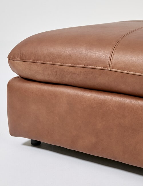 Marcello&Co Augusta Leather Modular Ottoman product photo View 04 L
