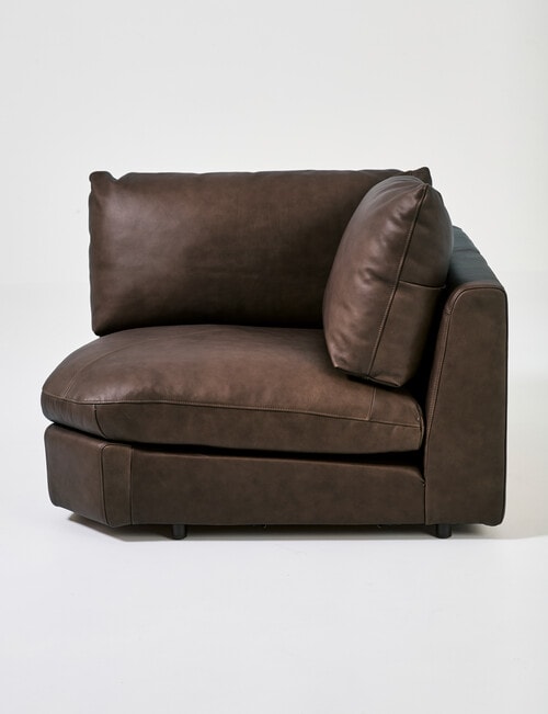 Marcello&Co Augusta Leather Modular Corner product photo View 03 L