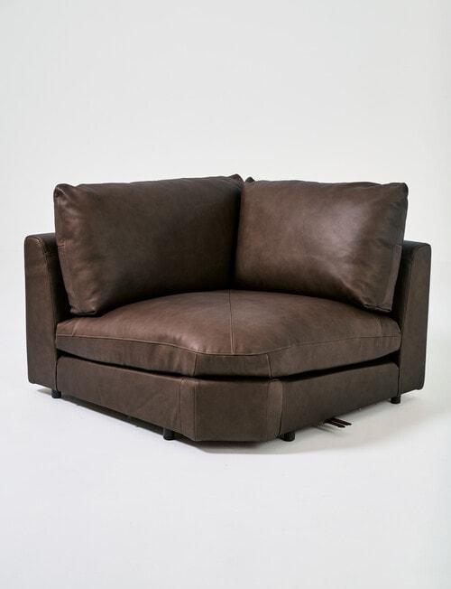 Marcello&Co Augusta Leather Modular Corner product photo View 07 L