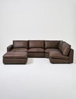 Marcello&Co Augusta Leather Modular Ottoman product photo View 08 S