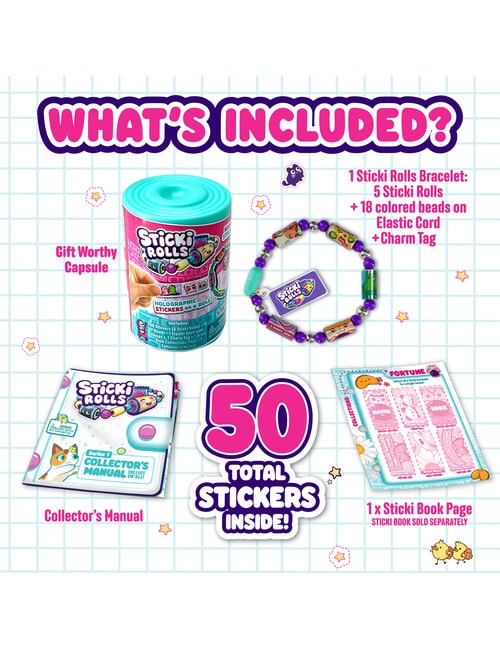 Sticki Rolls Sticki Band Capsule, Assorted product photo View 02 L