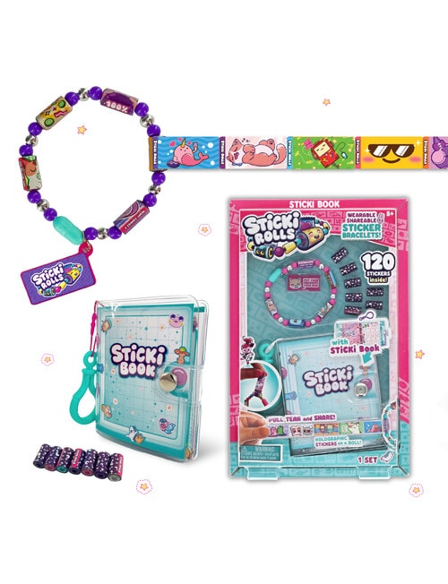 Sticki Rolls Sticki Book Pack, Assorted product photo