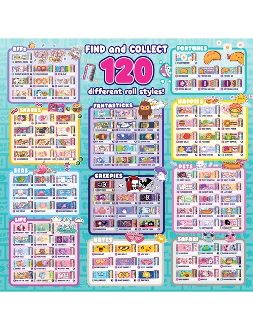 Sticki Rolls Sticki Book Pack, Assorted product photo View 07 L