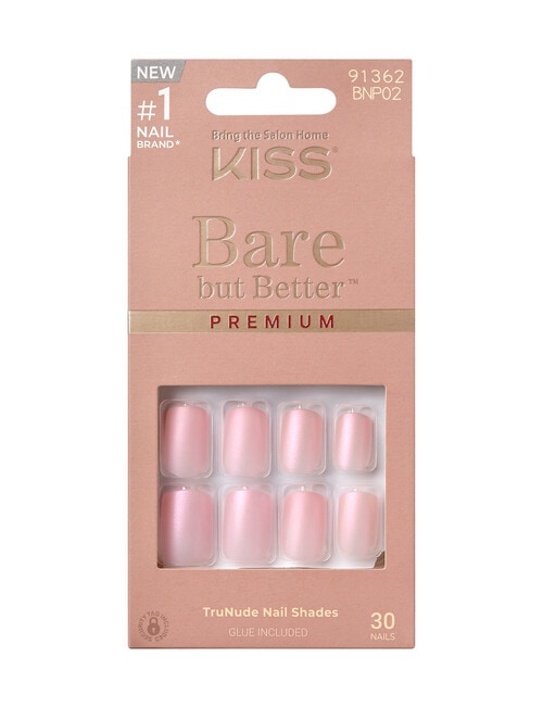 Kiss Nails Bare But Better Premium Nails-Spicy product photo