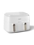 Philips Dual Basket XXL Air Fryer, White, NA353/10 product photo View 02 S