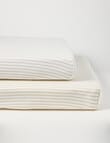 Little Bundle Cot Fitted Sheets, 2-Pack, Sandy Stripe product photo