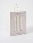 Little Bundle Cot Fitted Sheets, 2-Pack, Sandy Stripe product photo View 03 S