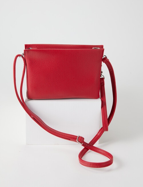 Boston + Bailey Mini Zips Crossbody Bag, Sangria product photo View 02 L