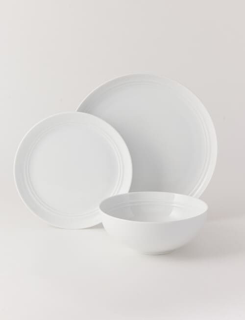 Stevens Fable Dinnerset, 12-Piece, White product photo View 04 L
