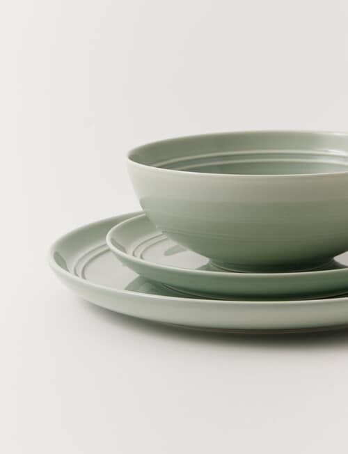 Stevens Fable Dinnerset, 12-Piece, Sage Green product photo View 03 L