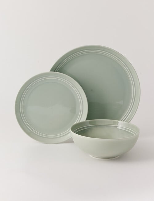 Stevens Fable Dinnerset, 12-Piece, Sage Green product photo View 04 L