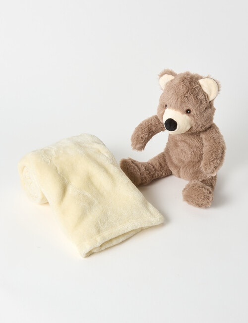 Teeny Weeny Plush Toy with Blanket, Bear product photo