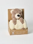 Teeny Weeny Plush Toy with Blanket, Bear product photo View 02 S