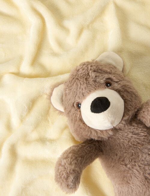 Teeny Weeny Plush Toy with Blanket, Bear product photo View 03 L