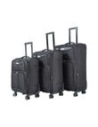 Rivelo Soft Trolley Set, 3-Piece, Black product photo