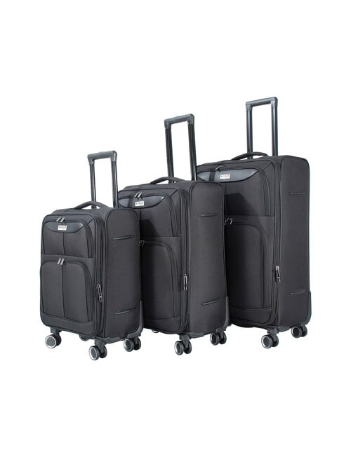 Rivelo Soft Trolley Set, 3-Piece, Black product photo