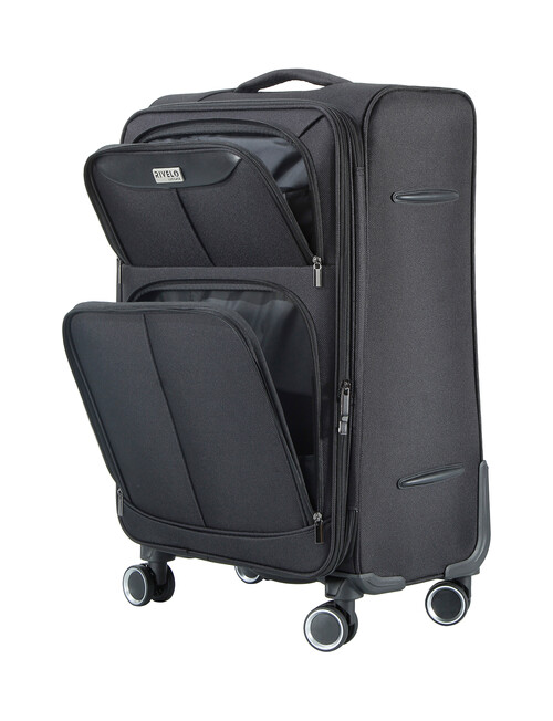 Rivelo Soft Trolley Set, 3-Piece, Black product photo View 11 L