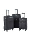 Rivelo Soft Trolley Set, 3-Piece, Black product photo View 13 S