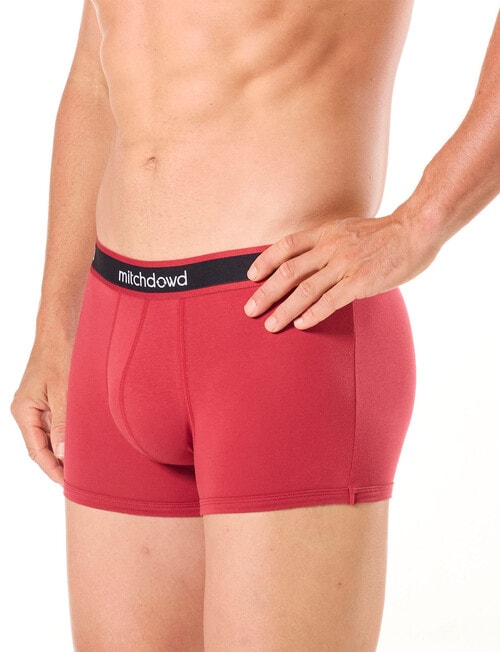 Mitch Dowd Dog Cotton Trunk, 3-Pack, Red product photo View 04 L