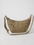 Zest Zips Moon Crossbody Bag, Khaki product photo View 02 S