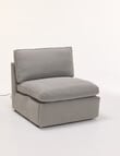 Marcello&Co Kona Modular Electric Armless, Grey product photo View 03 S