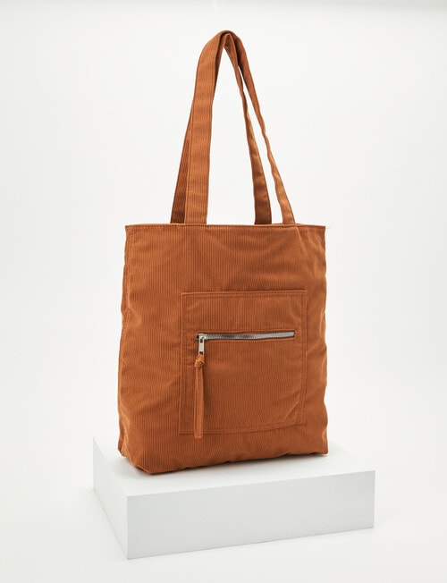 Zest Cord Tote Bag, Caramel product photo
