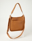 Boston + Bailey Stitch Detail Crossbody Bag, Tan product photo