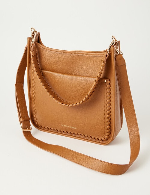Boston + Bailey Stitch Detail Crossbody Bag, Tan product photo View 03 L