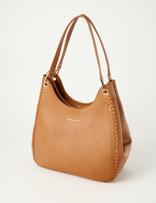 Boston + Bailey Stitch Detail Tote Bag, Tan product photo View 03 L