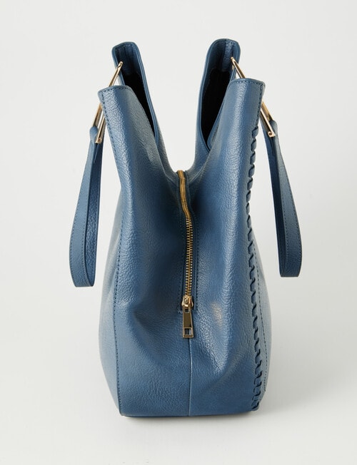 Boston + Bailey Stitch Detail Tote Bag, Navy product photo View 04 L