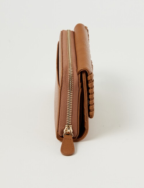 Boston + Bailey Stitch Detail Full Wallet, Tan product photo View 03 L