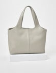 Boston + Bailey Leather O-Handle Tote Bag, Smooth Grey product photo View 04 S