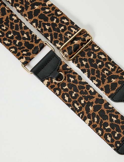 Whistle Accessories Animal Mix It Up Bag Strap, Brown product photo View 03 L