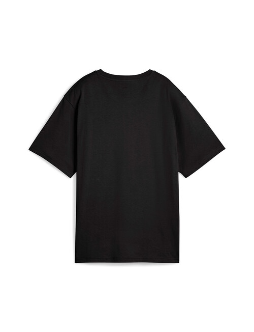 Puma Her Graphic Tee, PUMA Black product photo View 02 L